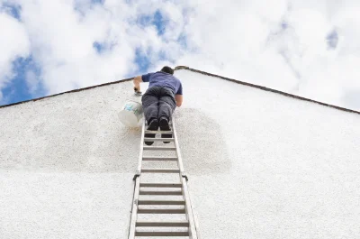 Peinture extérieure à Hercé — façades et ravalement